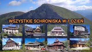 Wszystkie schroniska w 1 dzień  Tatry polskie 12082023 [upl. by Kemppe]