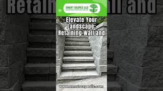 Elevate Your Landscape Retaining Wall and Stairs Paver Design [upl. by Candice]