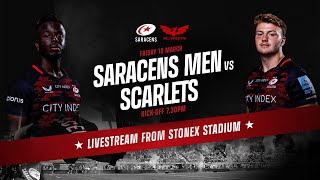 MATCHDAY LIVE  Saracens Men vs Scarlets [upl. by Senoj940]