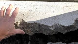 Concrete Crack Repair  Using TF Structural repair mortar [upl. by Aisan]