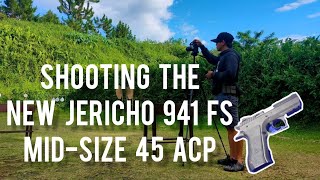 Firing the IWI Jericho 941 FS Midsize 45 ACP  shooting 45acp iwi jericho pistol [upl. by Frederick111]