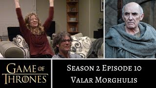 Game of Thrones S2E10 Valar Morghulis REACTION [upl. by Avera]