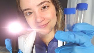 ASMR DOCTOR FACIAL RESEARCH EXAM ROLEPLAY 🔍 Examining You Gloves Light Whispering [upl. by Winther]