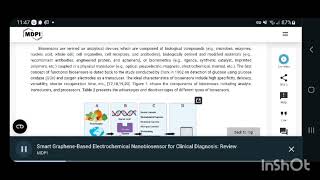 Sensors MDPI Smart GrapheneBased Electrochemical Nanobiosensor for Clinical Diagnosis Review 2023 [upl. by Ijuy]