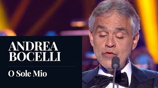 Di Capua  quotO Solo Mioquot Andrea Bocelli LIVE [upl. by Uhp798]