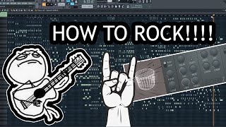 HOW TO MAKE ROCK SONG IN FL STUDIO [upl. by Allis]