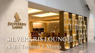 Singapore Airlines SilverKris Lounge Review NAIA Terminal 3 MNL  Food Comfort and Service [upl. by Eneladgam]