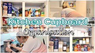 KITCHEN DECLUTTER amp ORGANISATION UK  Kitchen Cupboard Storage Ideas [upl. by Adnilre80]