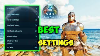 The BEST SinglePlayer Settings For ARK Survival Ascended [upl. by Meekyh701]