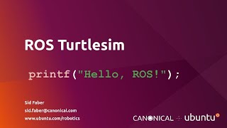 ROS Turtlesim [upl. by Kliment]