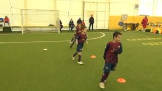 ENTRENAMIENTO DEL BARCELONA FUTBOL INFANTIL [upl. by Neitsirhc495]