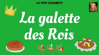 La galette des Rois en France  La fête de lEpiphanie Niveau A1 de FLE [upl. by Munson]