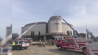 Fire causes extensive damage at Texarkana church [upl. by Petronella]