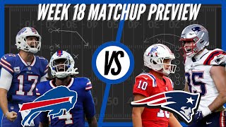 Buffalo Bills vs New England Patriots  Week 18 Preview [upl. by Auvil]