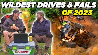 Rolled 4WDs Car Fires Huge Sends  2023s CRAZIEST 4WD MOMENTS [upl. by Lubet]