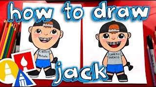 How To Draw Jack From Art For Kids Hub [upl. by Ardell628]