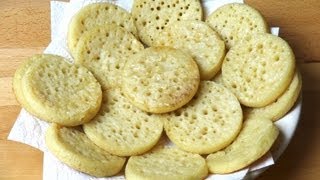 Home Made Crumpets  One Pot Chef [upl. by Siurad]