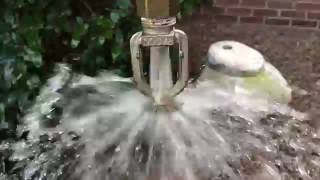 Setting Off A Pendent Fire Sprinkler With ExitSign250 In Real Life [upl. by Eadwina508]