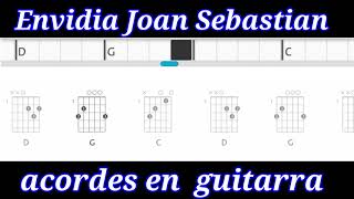 envidia de JOAN SEBASTIAN tutorial en guitarra [upl. by Noakes825]