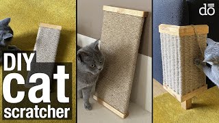 DIY cat scratcher  3 different cat scratching post models [upl. by Downall785]