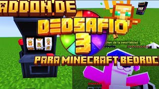 Addon de dedsafio 3  Minecraft bedrock [upl. by Tennek]