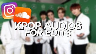 kpop audios for edits [upl. by Moise738]