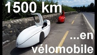 Voyage de 1500 km en Velomobile Waw [upl. by Halie]