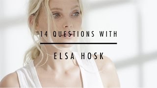 Gina Tricot  14 Questions With Elsa Hosk [upl. by Osman61]