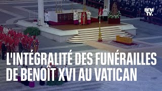 Lintégralité des funérailles de Benoît XVI au Vatican [upl. by Kimble713]