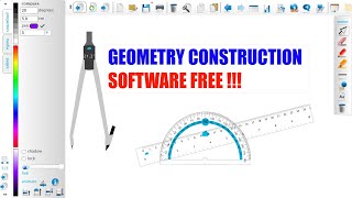 Free Geometric Construction Software for Online Teaching [upl. by Anevad]