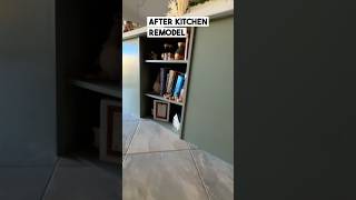 Before and After kitchen remodel kitchenremodel kitchenrenovation homeremodel [upl. by Dranik]