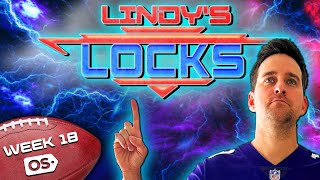 NFL Week 18  Best NFL Picks amp Predictions  Lindys Locks [upl. by Afas]