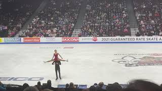 Aleksandra Boikova Dmitrii Kozlovskii Freeskate Pairs Skate America 2021 [upl. by Nibroc]