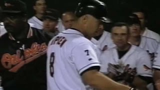 Cal Ripken Jr hits 400th career home run [upl. by Vaclava]