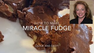 Fantasy Fudge Recipe  How to Make Miracle Fudge [upl. by Casanova24]