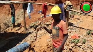 Small scale gold mining in Zimbabwe [upl. by Thaddaus]