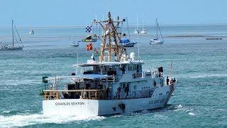 US Coast Guard Ship SentinelClass Cutter in Key West 4K [upl. by Teirtza]