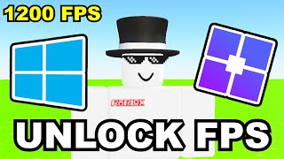 UPDATED 2024 EASIEST Method To Get UNLIMITED FPS ROBLOX [upl. by Waite]