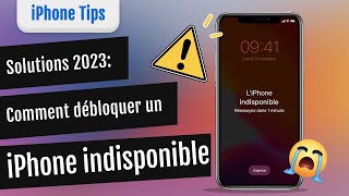 Solutions 2024  3 Façons pour débloquer un iPhone indisponible [upl. by Icram]