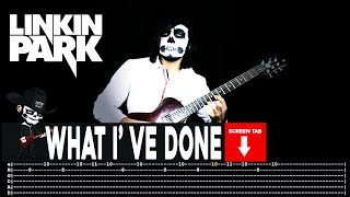 【LINKIN PARK】 What Ive Done  cover by Masuka  LESSON  GUITAR TAB [upl. by Ravens]