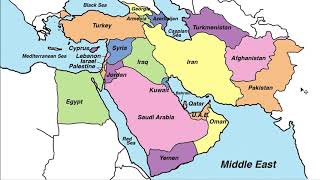 Memorize countries in the Middle East easily using mnemonics [upl. by Netnilc]