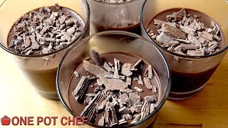 2 Ingredient Chocolate Mousse  One Pot Chef [upl. by Mercedes]