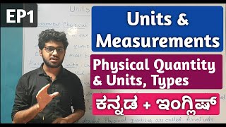 Units And Measurements Fundamental amp Derived Physical Quantities amp Units  PUC PHYSICS Karnataka [upl. by Daenis830]