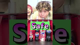 Pepsi with Mentos 😱🤯😲trending viral shorts shortsfeed viralshort trendingshorts games [upl. by Yraht]