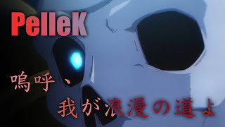 【中日歌詞】骸骨騎士大人異世界冒險中 OP 「嗚呼、我が浪漫の道よ」『 啊、吾的浪漫道 』 By PelleK Full Opening《純粹中翻》 [upl. by Atterual26]