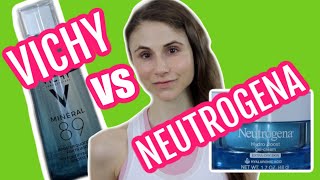 Vichy mineral 89 versus Neutrogena hydroboost gel cream Dr Dray [upl. by Parnell]