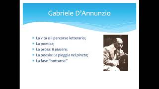 Gabriele DAnnunzio [upl. by Pascia]