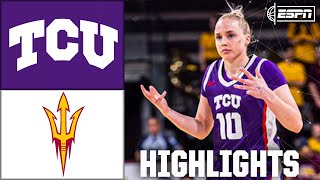 TCU Horned Frogs vs Arizona State Sun Devils  Full Game Highlights  ESPN College Basketball [upl. by Arimaj]