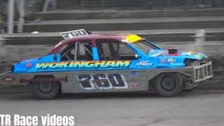 National Saloon Stock Cars Taunton Easter Monday 2024 [upl. by Leno]