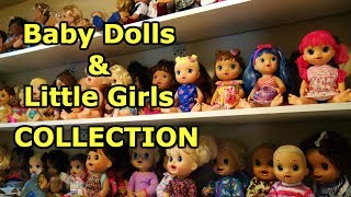 BABY ALIVE Collection Tour Baby Alive Dolls Barbies Lol Surprise Dolls [upl. by Kenton]